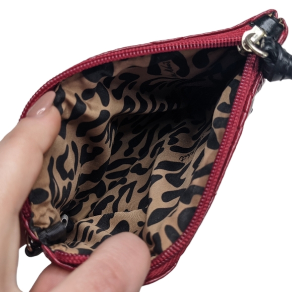 Nine West Red Quilted Zip Wallet Coin Purse❤️ - Picture 3 of 3